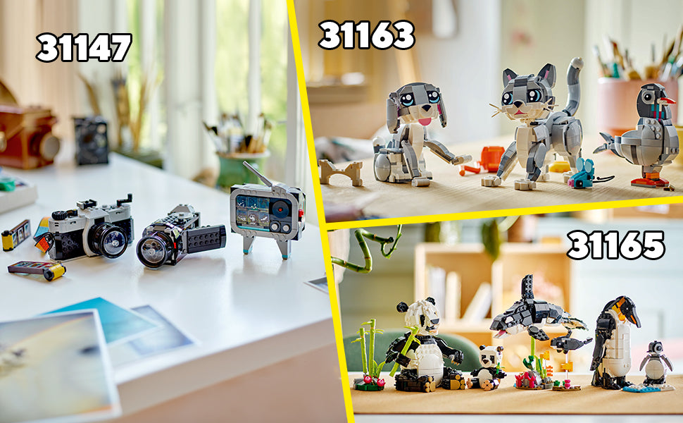 LEGO Creator 31169 - Máquina de escribir 3 en 1 con flores