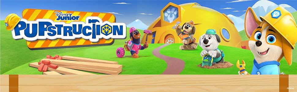 Just Play Disney Junior Pupstruction Tanks Dump Truck -