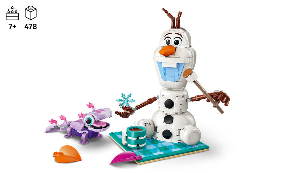 LEGO Disney Frozen Olaf y Brunis Picnic divertido juguete