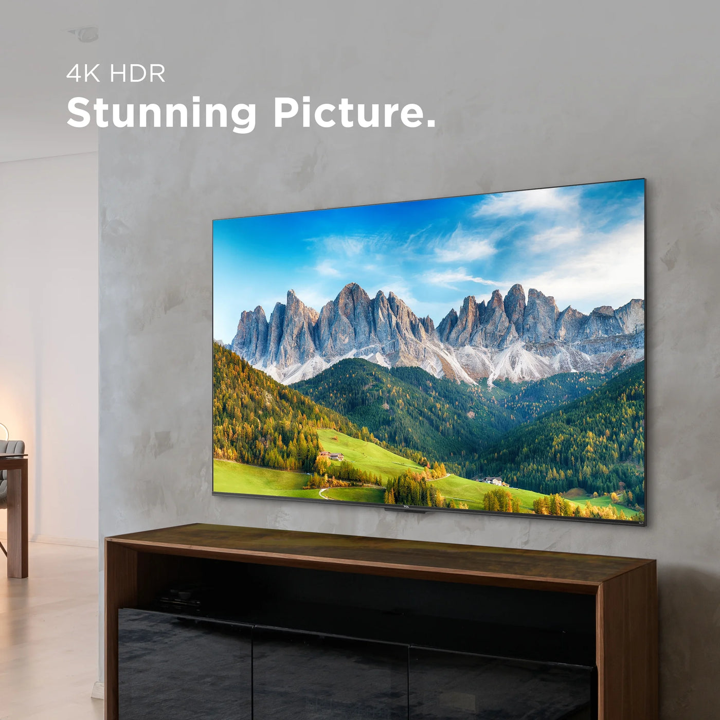 Smart Tv 55” Tcl Series 4 55s451 Led 4k Negro Con Roku TV