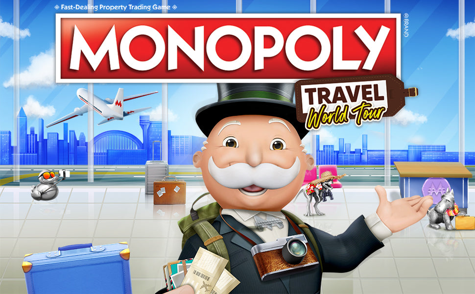 Hasbro Gaming Monopoly World Tour - Juego de mesa con