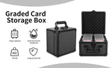 Caja de almacenamiento de tarjetas graduadas estuche de