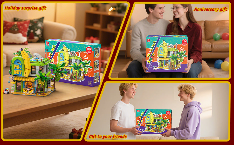Banana Shop House - Juego de construcción de la ciudad