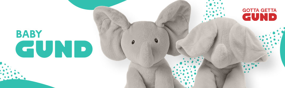 Baby Gund - Flappy el Elefante animado juguete de peluche