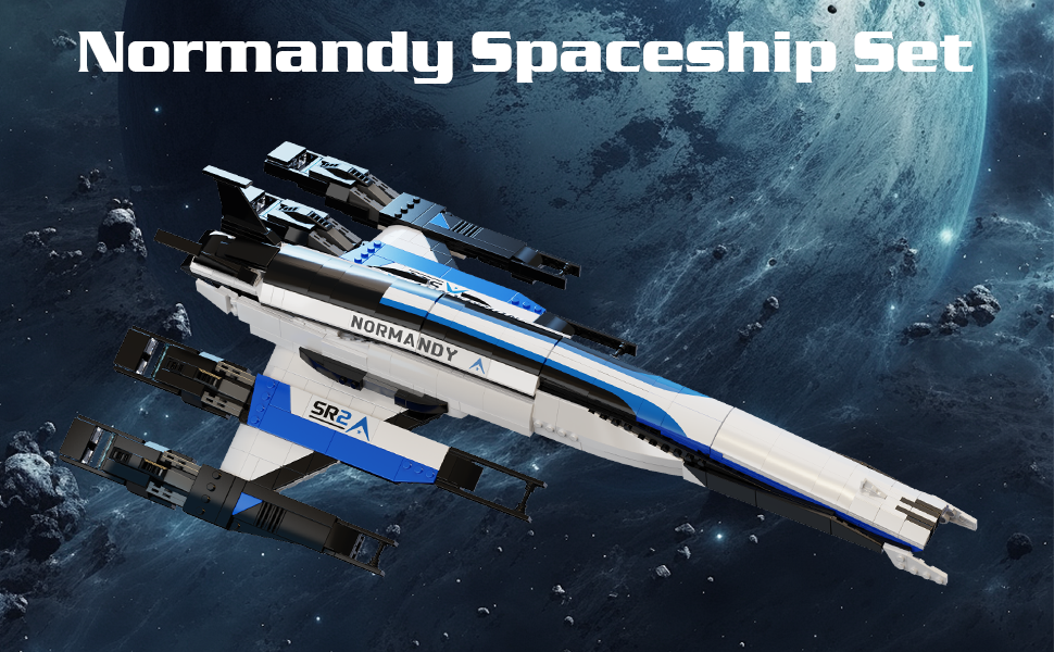 Normandy 2 Spaceship Building Block Set Compatible Lego