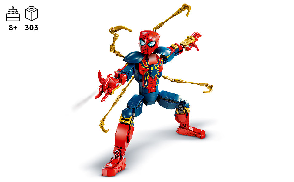 LEGO Marvel Iron Spider-Man - Figura de construcción para