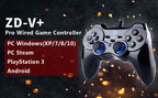 ZD-V control de juegos cableado con USB color negro para