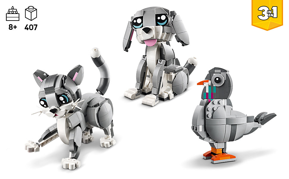 LEGO Creator 3 en 1 Juguete juguetón para gatos juguete de