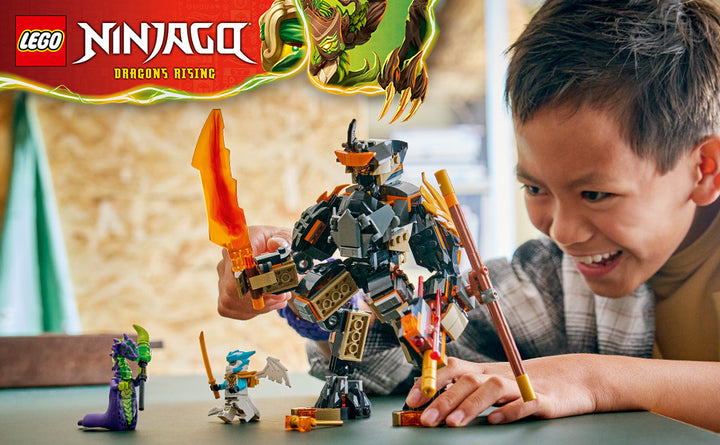 LEGO NINJAGO Coles Mission Mech Dragon Zane - Juguete de