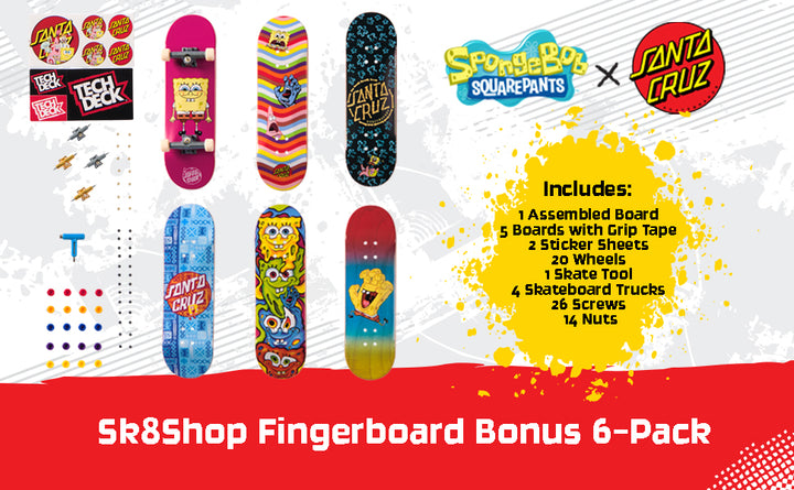 TECH DECK Spongebob Sk8shop - Paquete de bonificación de