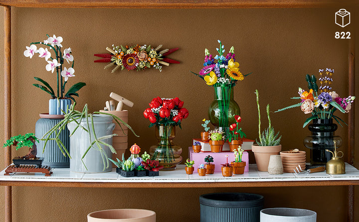 LEGO Botanicals - Ramo de rosas artificiales juego de