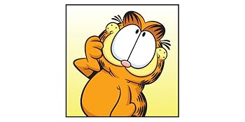 Peluche clásico de Garfield de 8 pulgadas Detalle de