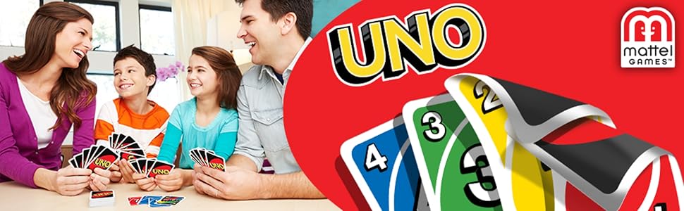 Mattel Games UNO Juego de cartas de emparejar color y