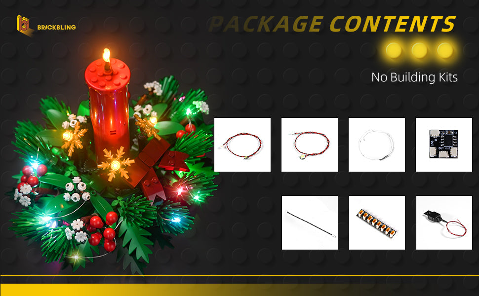 BrickBling Luz LED compatible con Lego decoración de mesa