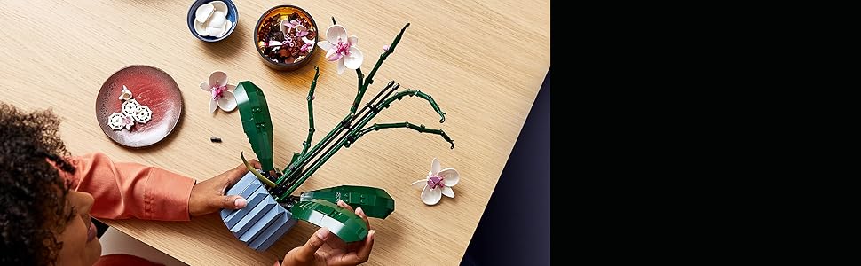 LEGO Botanicals Orchid - Juego de construcción de flores