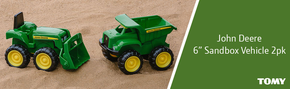 John Deere Juego de vehículos incluye camión volquete de