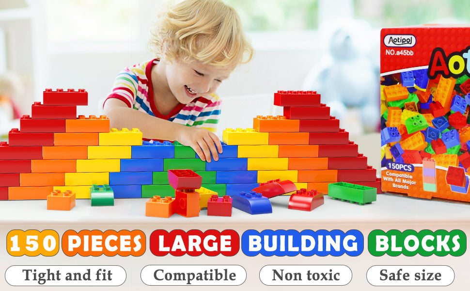 Bloques de construcción para niños pequeños de 2 a 5 años