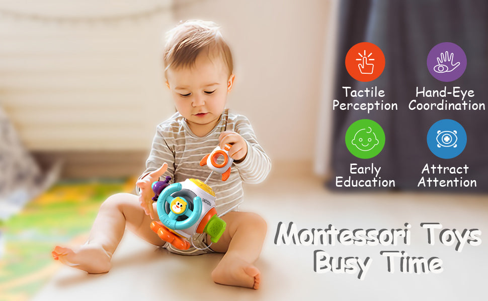 Juguetes Sensoriales Montessori para Niños Pequeños de 1-3