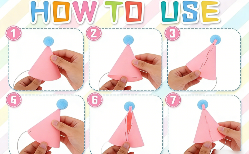 12 mini sombreros de fiesta para animales de peluche