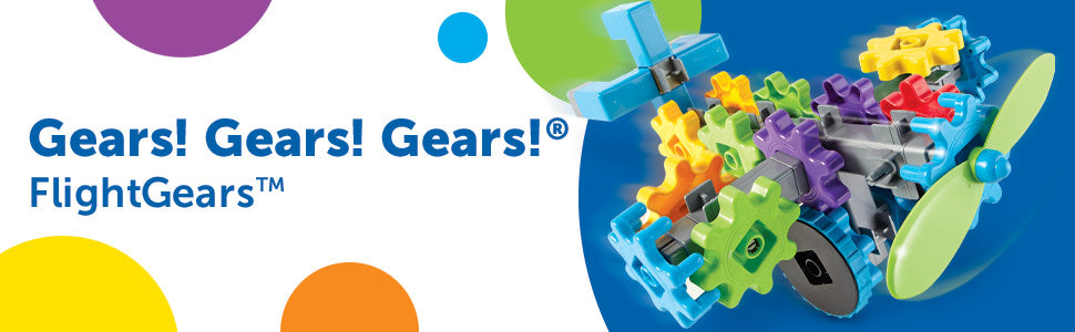 Learning Resources Gears Gears Gears Gears - 44 piezas a