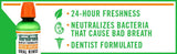 TheraBreath - Enjuague bucal Fresh Breath sabor a menta