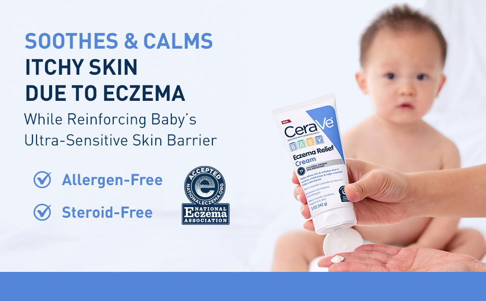 CeraVe Crema para aliviar el eccema del bebé crema de