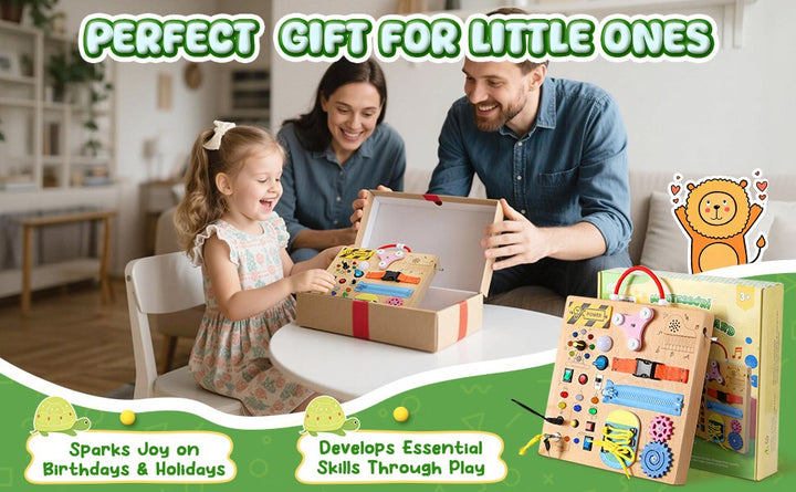 MoKo Busy Board Montessori Juguetes para niños de más de 3