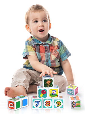 PLAY ABC - Bloques de construcción para niños pequeños de