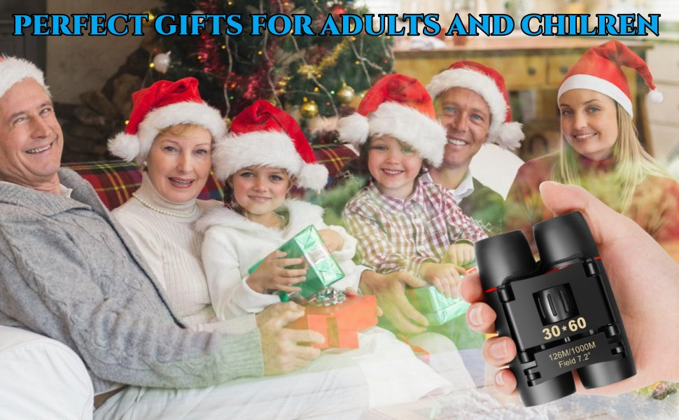Binoculares compactos para adultos y niños binoculares HD