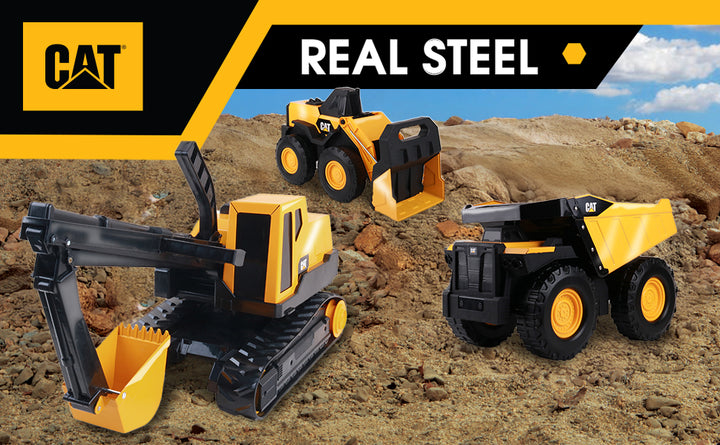 CAT Construction Real Steel Max - Camión volquete de 12