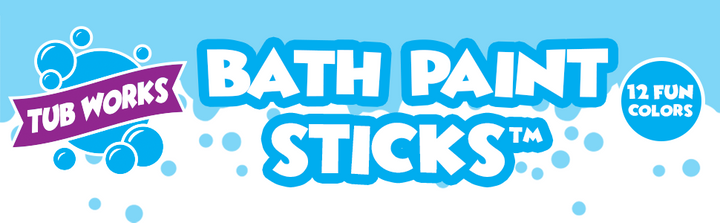 Tub Works Bath Paint Sticks - Juguete de baño 12 unidades