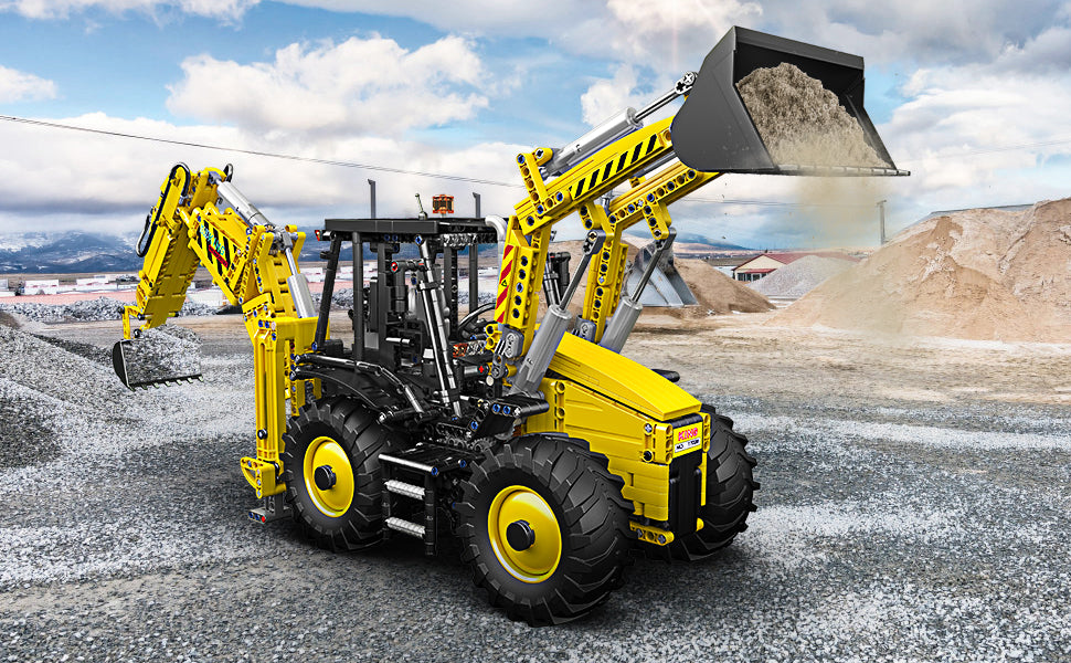 Mould King 17036 Excavadora y excavadora 2 en 1 juego de