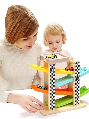 TOP BRIGHT Rampa de carreras infantil para niños de 1 a 2