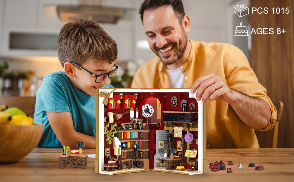 Juego de construcción Magic Booknook con luz LED 0142 in