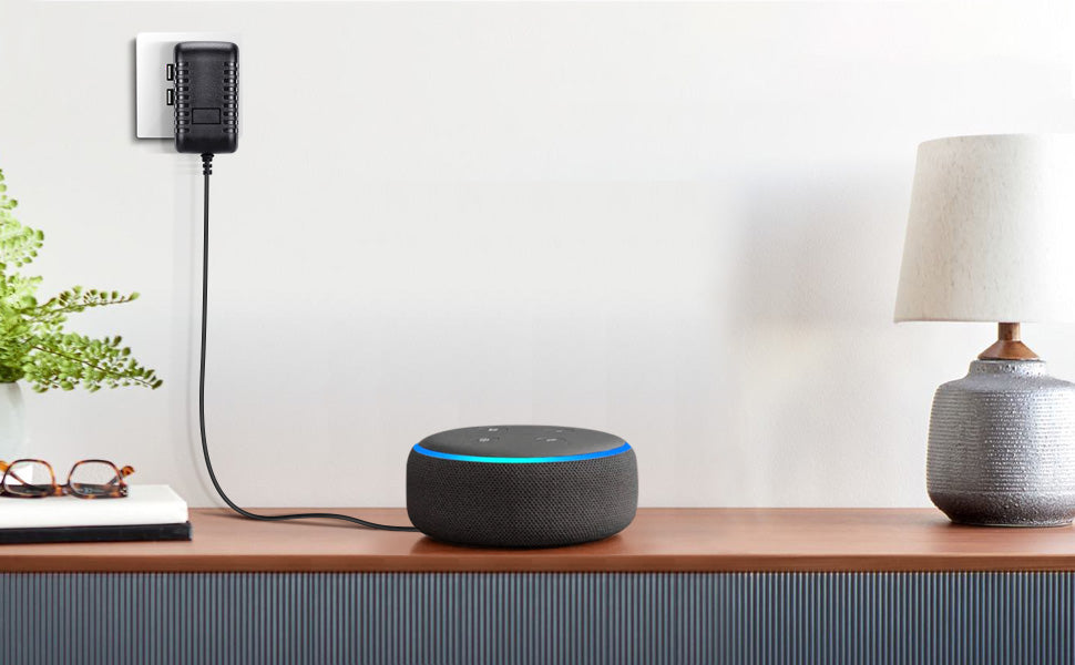 Repuesto de cable de alimentación de 15 W para Alexa Echo