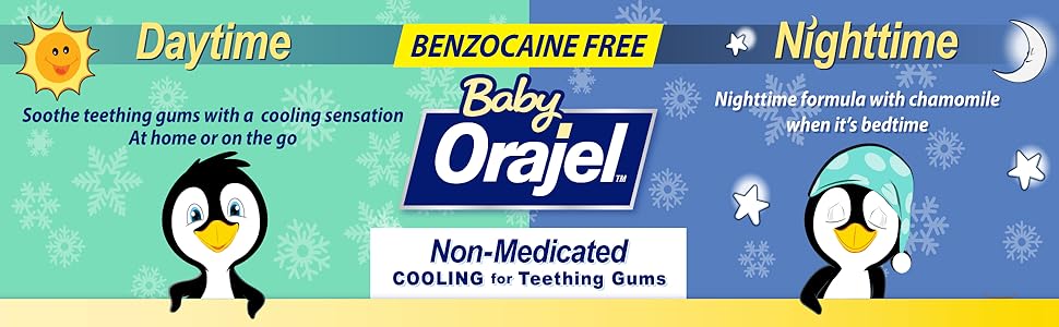 Orajel Geles refrescantes para dentición diurna y nocturna