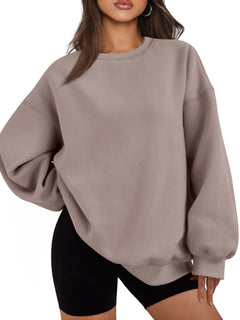 Sudaderas Oversized para Mujer con Cuello Redondo Y2K