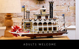 LEGO Ideas River Steamboat - Rompecabezas 3D - Decoración