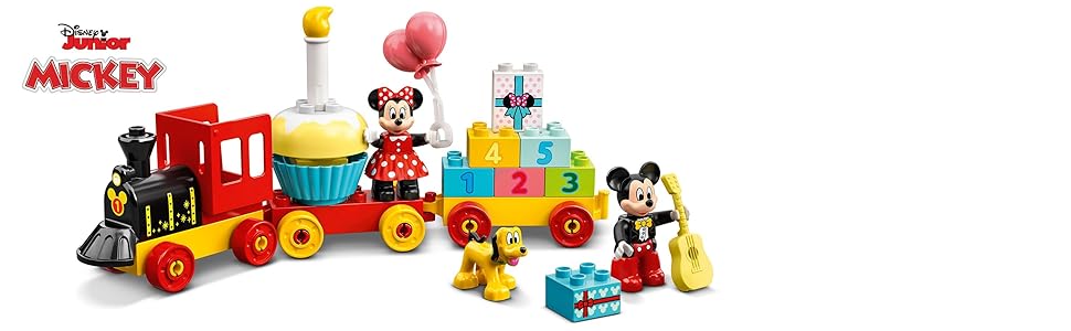 LEGO DUPLO Disney Mickey Minnie Tren de cumpleaños 10941