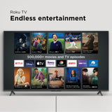 Smart Tv 55” Tcl Series 4 55s451 Led 4k Negro Con Roku TV