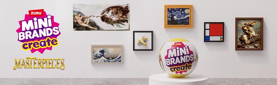 Mini Brands Crea Obras Maestras Mini Serie 1 Paquete de 2