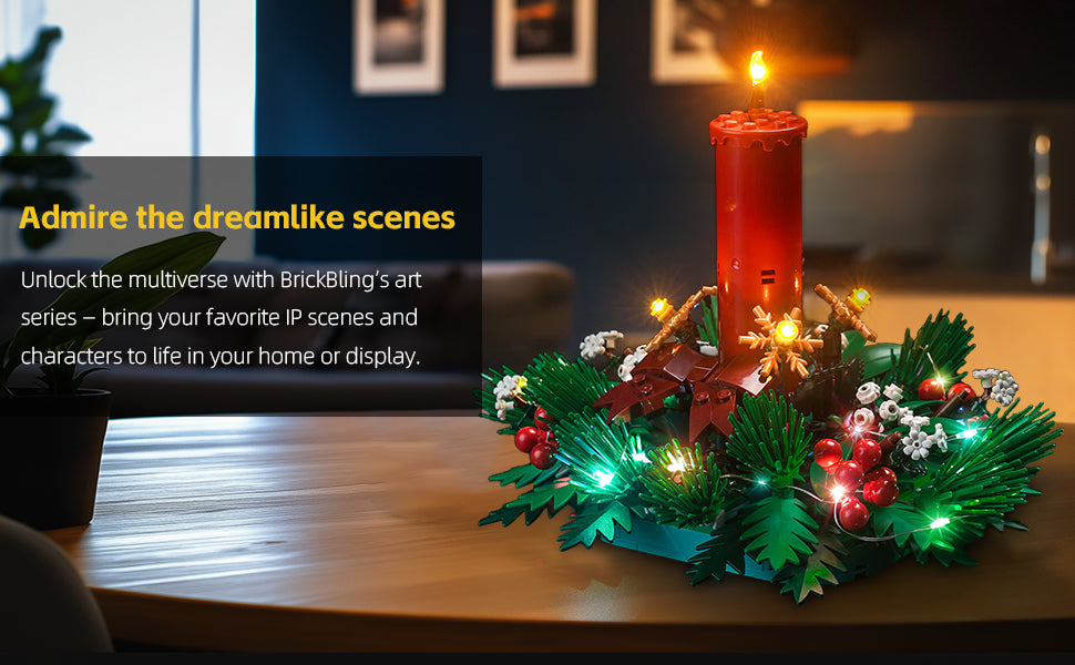 BrickBling Luz LED compatible con Lego decoración de mesa