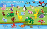 30 paquetes de recuerdos de fiesta de animales para niños