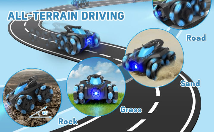 Eulogia Auto de acrobacias RC para niños de 5 a 12 alta
