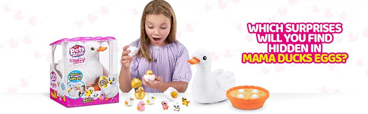 Pets Alive Mama Duck Surprise de ZURU 4 huevos sorpresa