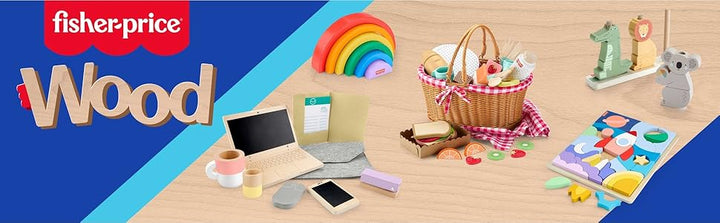 Fisher-Price Juguete de madera para niños pequeños caracol