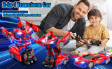 Auto de control remoto transformable para niños autos RC