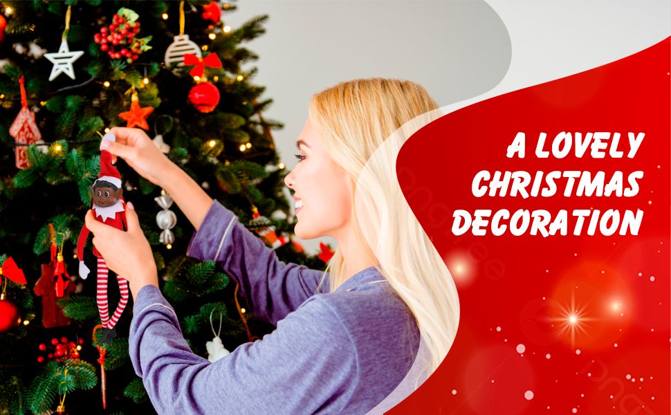 Peluche de elfo navideño que se comporta mal muñeca larga