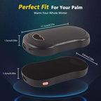 Hand Warmers Rechargeable 2 Pack,  10000 Mah Hot Hand Warmers , Electric USB Rechargeable Portable Hand Warmer, Reusable Hand Warmer for Camping, Fishing, Skiing, Hiking