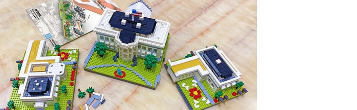 SEMKY Micro Mini Blocks White House Famous Landmark Set -